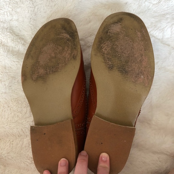 Orange/Brown Oxford’s women's 6.5 - Picture 3 of 6